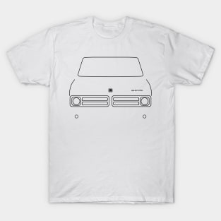 Bedford CF classic van outline graphic (black) T-Shirt